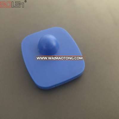 8.2 MHz Blue Mini Square RF EAS Hard Tag of Anti-theft for Retail