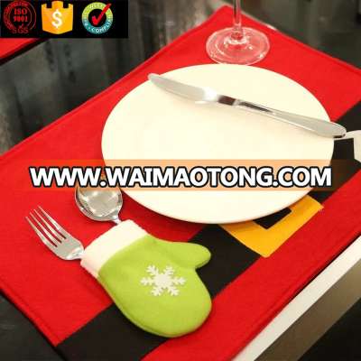 High Quality Christmas Decorating Placemat, table place mat, table dish mat